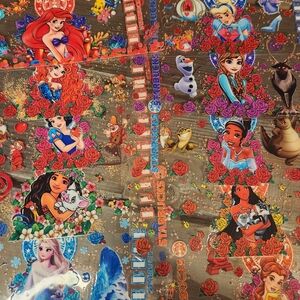 Disney Princess and Characters Sticker Sheet / Expoxy DIY tumblers Set Of 10